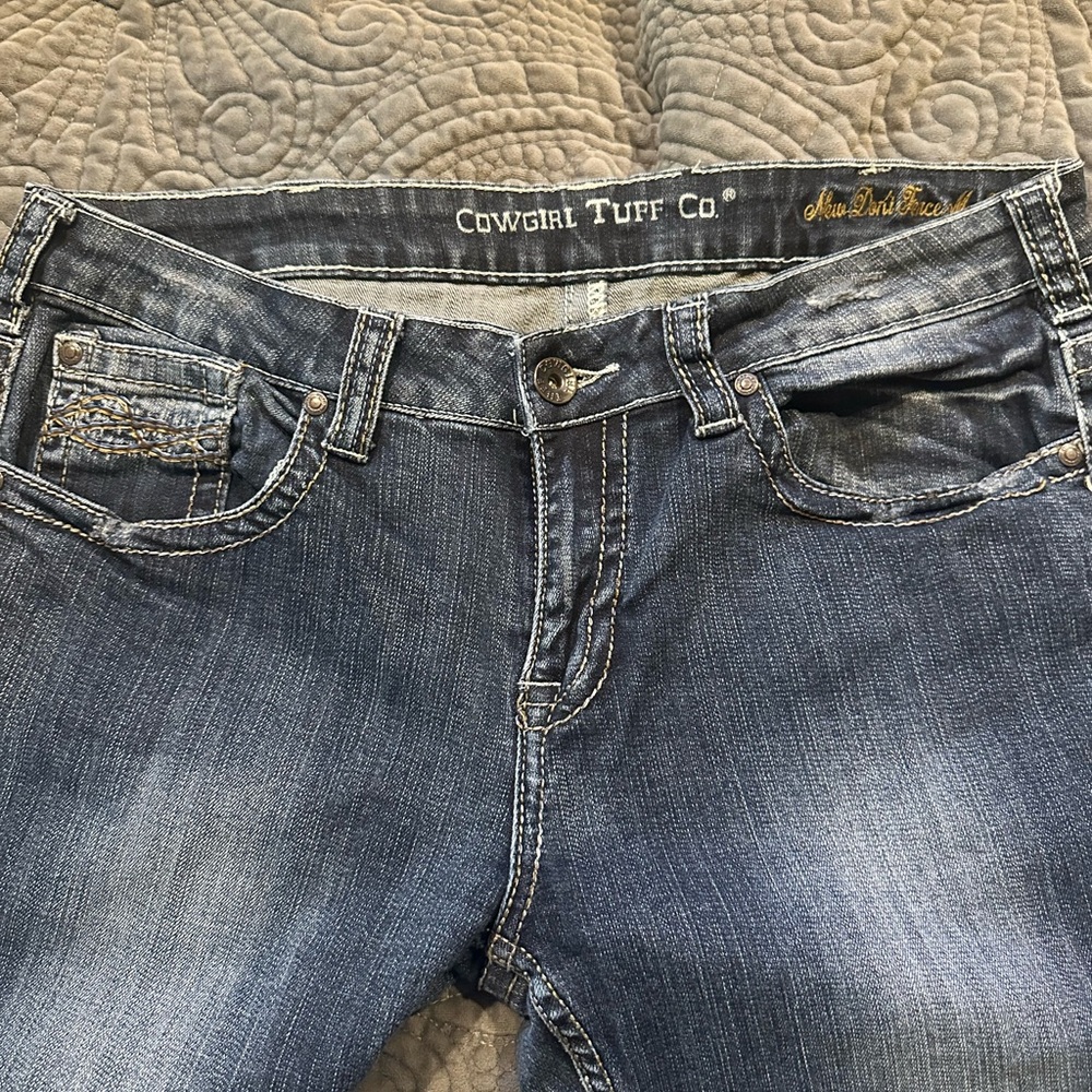 Cowgirl Tuff Classic Denim Boot Cut Jeans